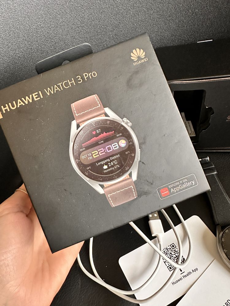 Смарт годинник HUAWEI WATCH 3 pro  classic titanium