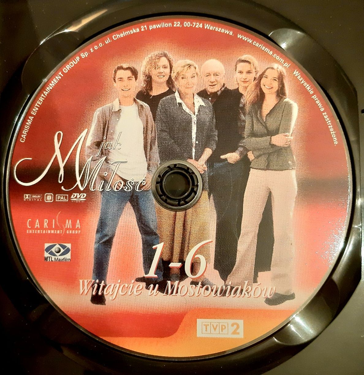 M jak Miłość serial DVD 6 odcinków pierwszych