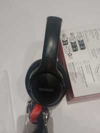Słuchawki nauszne Bluetooth czarne beribes  WH202A