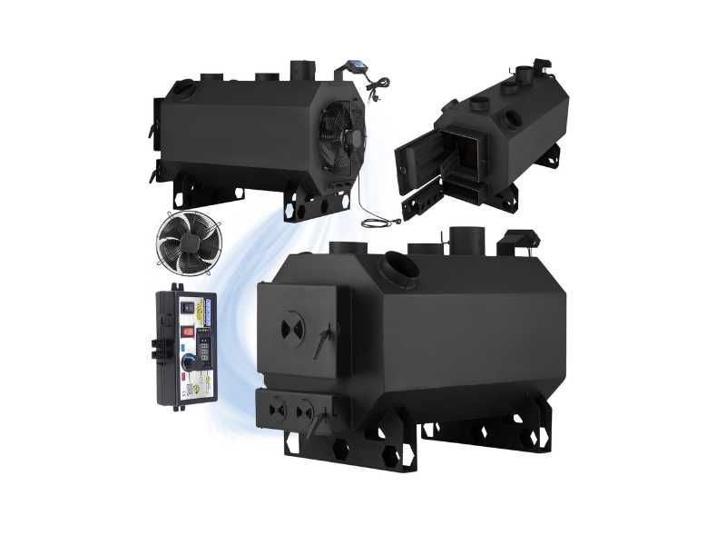 Piec nadmuchowy OKTAGON 35KW Higher ECODESIGN A Sterownik i Wentylator