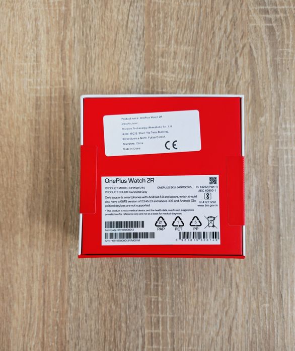 OnePlus Watch 2R 47mm. Król opłacalności. GPS, NFC, WiFi, Google Pay