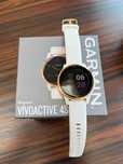 Zegarek Vivoactive 4s Biały z różowozłotym zapięciem