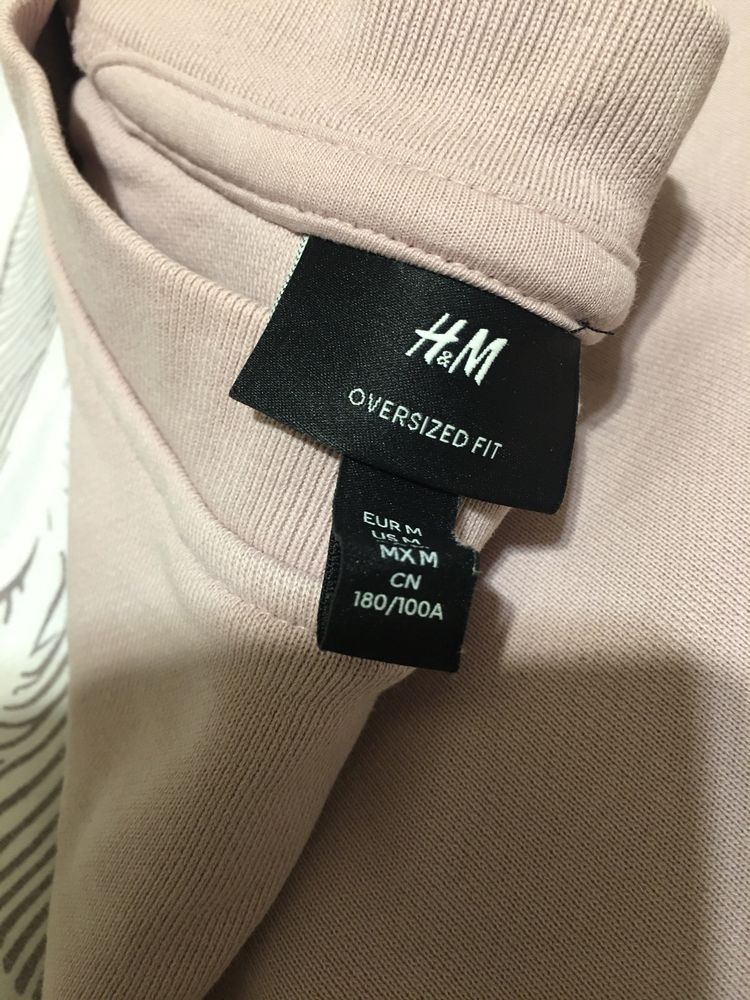 Bluza męska 100% gruba bawełna H&M oversized fit M jak nowa