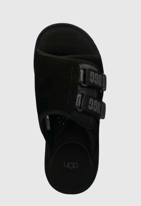 Шкіряні шльопанці ugg goldencoast strap slide