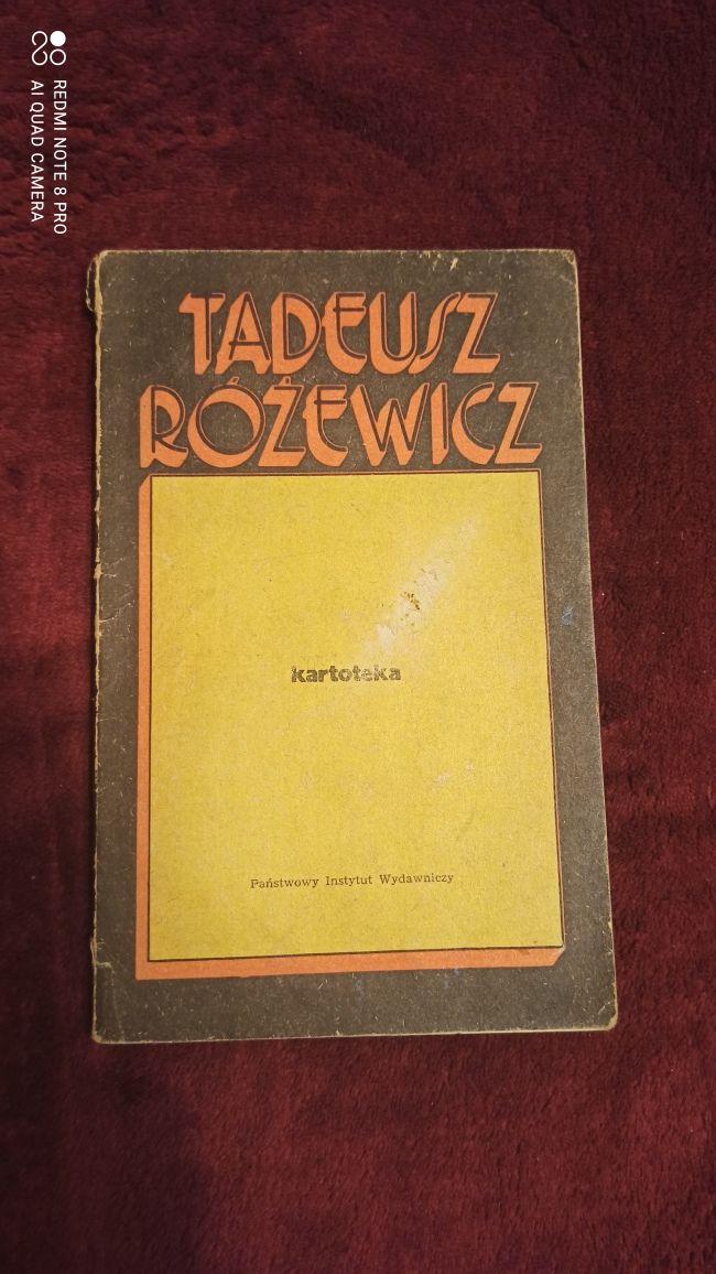 Książka Kartoteka - T. Różewicz