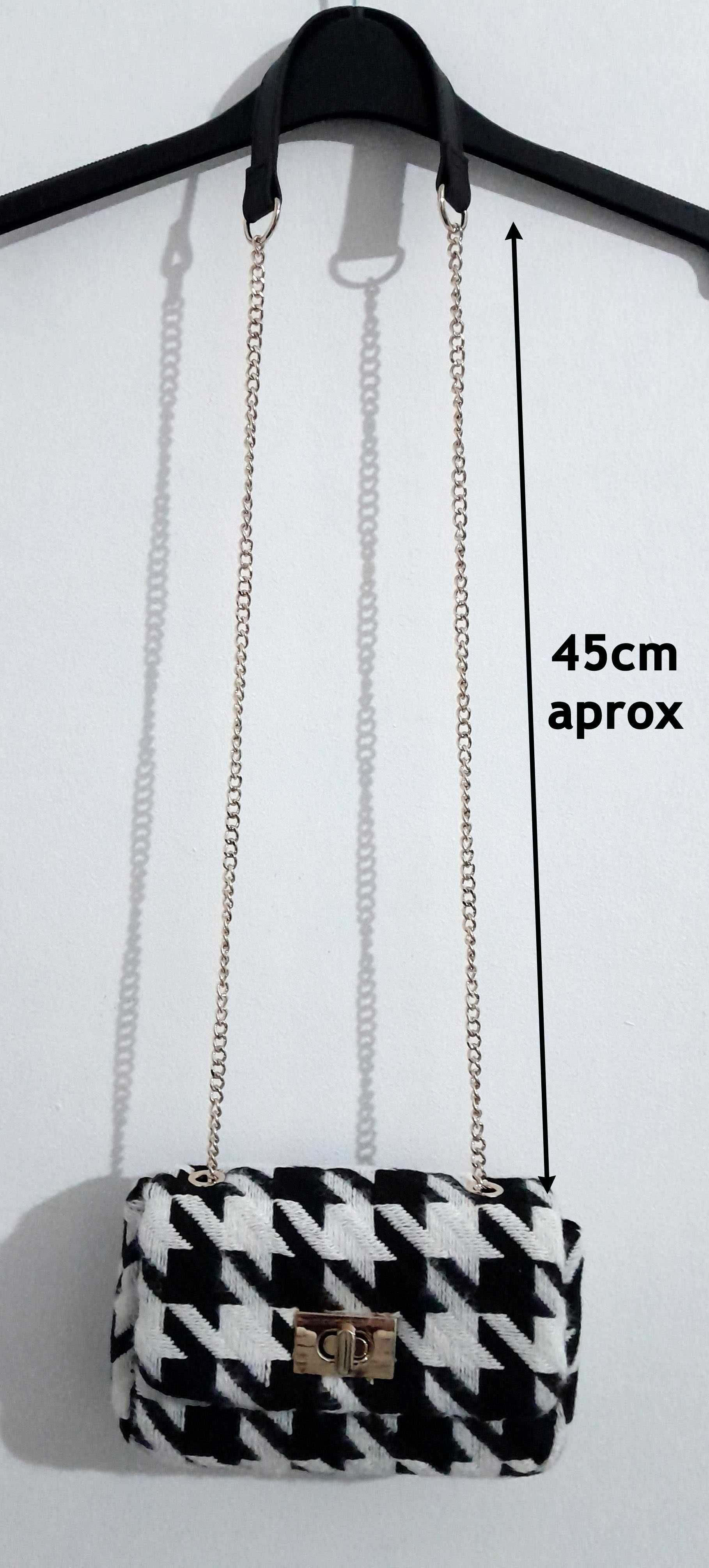 Mala pequena a tiracolo padrão geométrico H&M