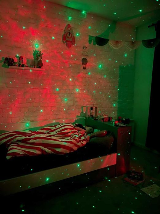Projektor gwiazd dla dzieci, lampka nocna, rzutnik LED laserowy