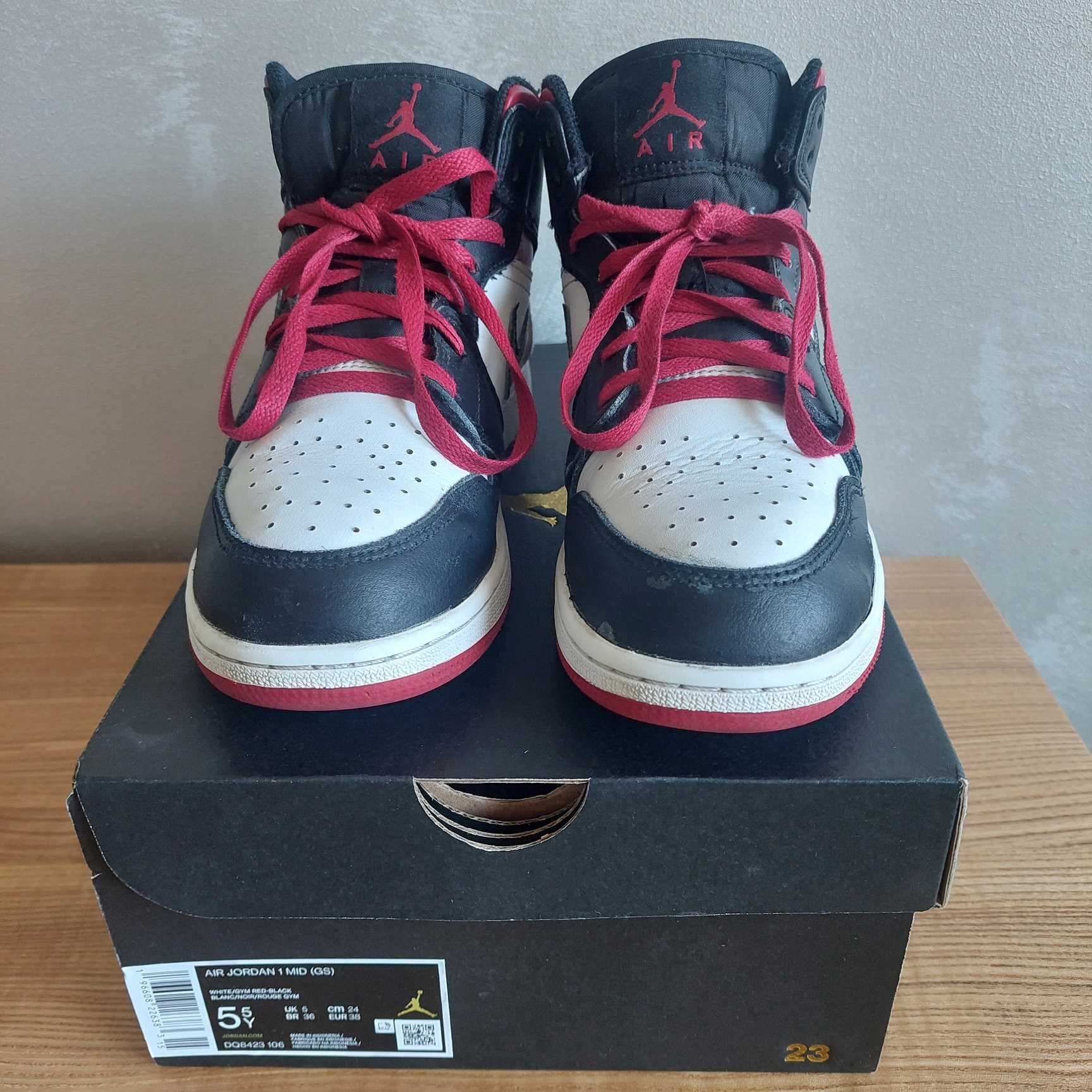 Buty Nike JORDAN 1 Mid rozm. 38 Dowód zakupu Oryginalne