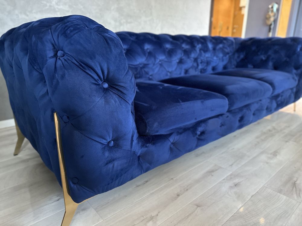 Sofa chesterfield 3 osobowa