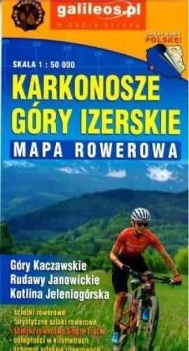 Mapa rowerowa - Karkonosze, Góry Izerskie 1:50 000 - praca zbiorowa