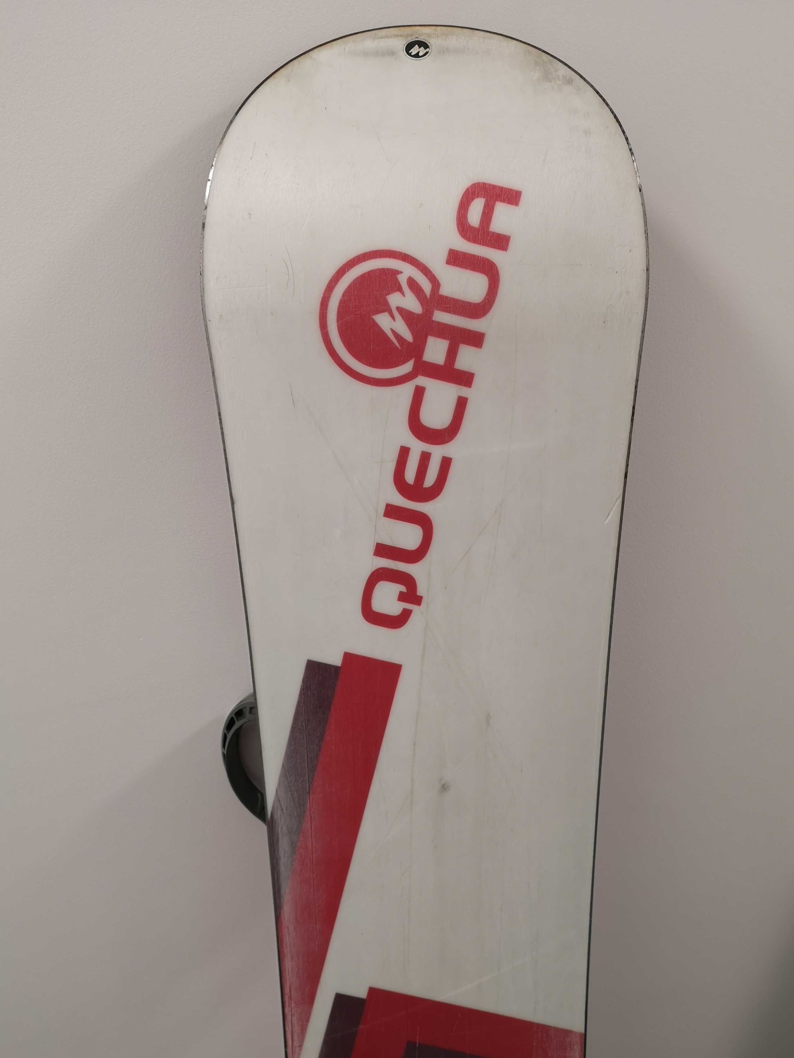 Deska snowboardowa Quechua 155cm + wiązania snowboard Wedze Decathlon