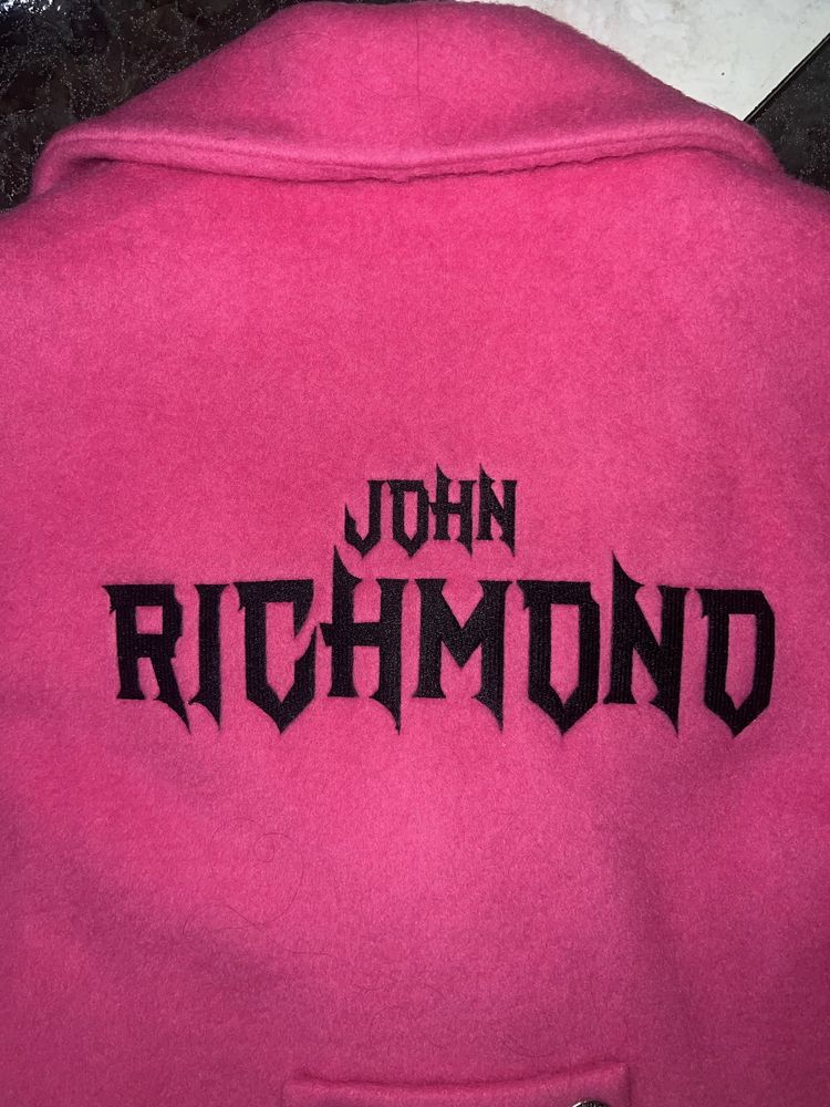 Пальто дитяче John Richmond рожевого кольру