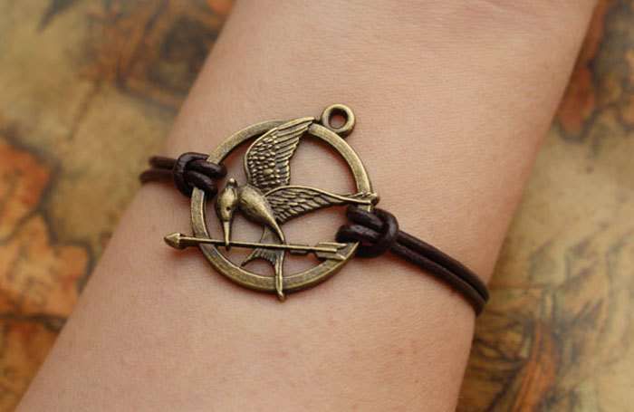 Jogos da Fome Hunger Games bracelete mockingjay NOVO PORTES GRÁTIS