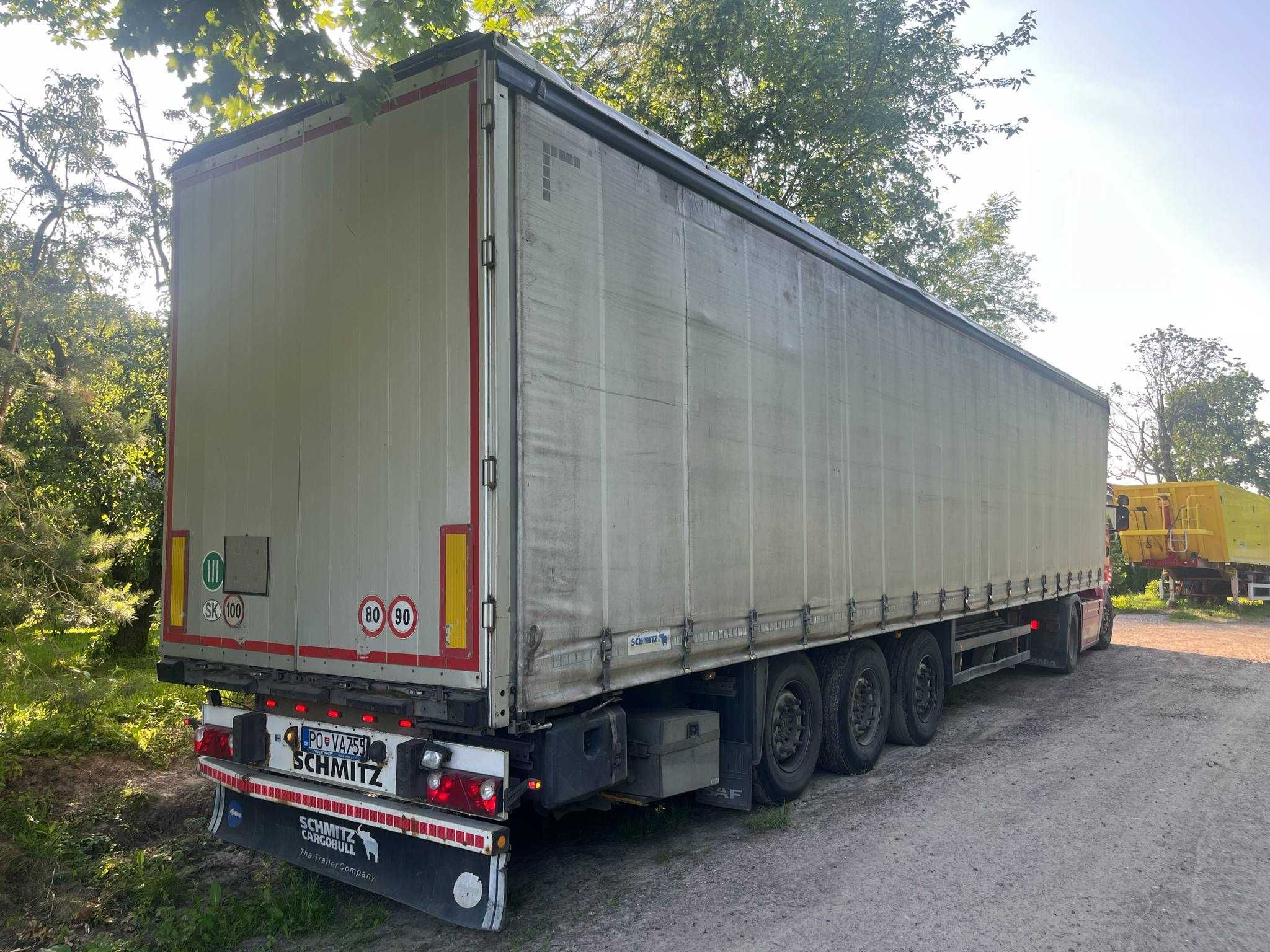 Scania 480 V8 + Naczepa Schmitz mulda