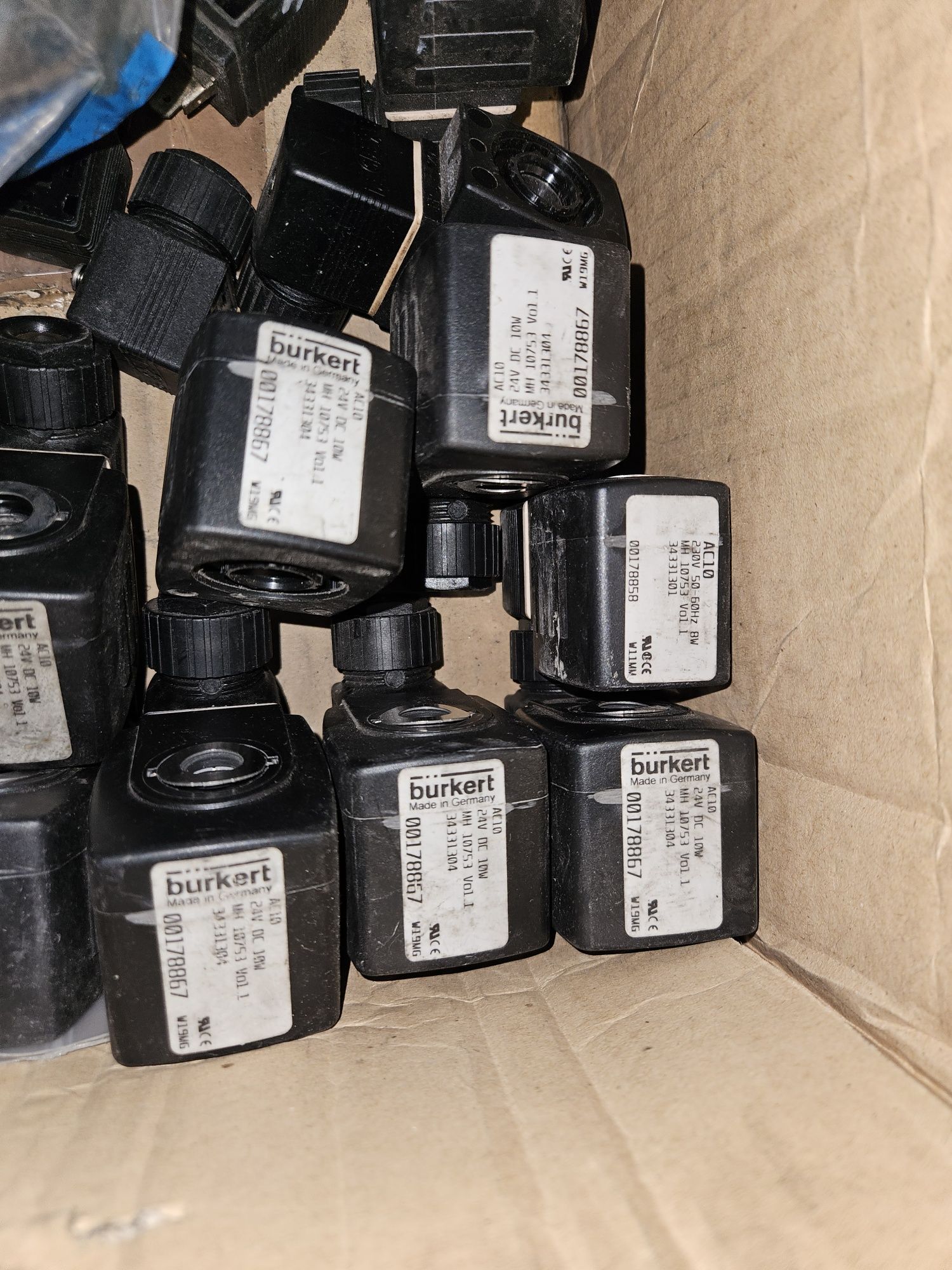 cewka burkert  24v dc 230v ac10 elektrozaworu elektrozawór