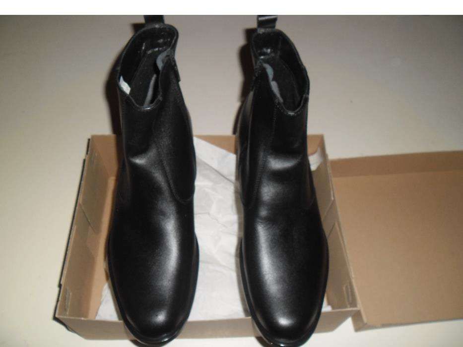 Buty męskie zimowe skóra GLANZBUT
