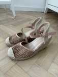 Espadryle na koturnie 38