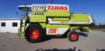Claas Mega 208  sieczkarnia do słomy, heder Claas C510