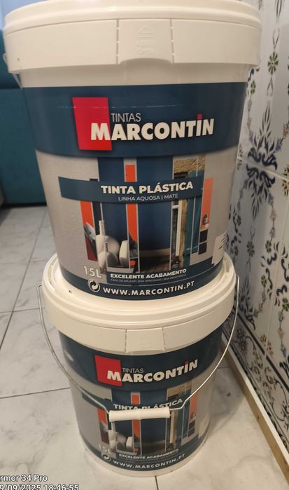 Latas de Tinta Marca  Marcontín