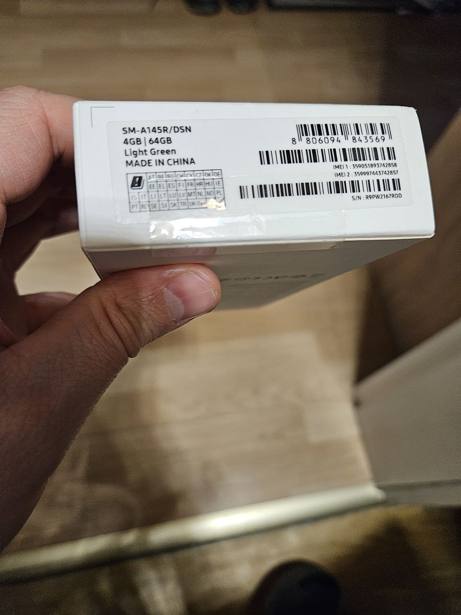 Samsung A14 oryginalne pudełko