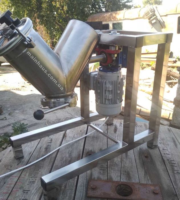 змішувач лабораторний V8 мikcep бiконусный смешиватель гравитационный