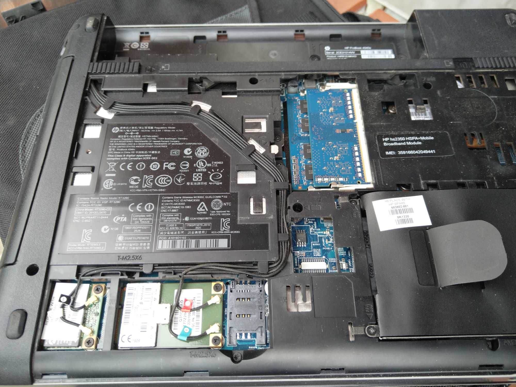 Laptop HP 4340s nowa bateria zasilacz etui