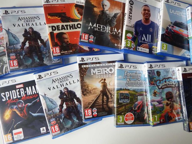 GRY PS5 GOSTYNIN FIFA The Medium Deadloop Valhalla Sackboy ZOBACZ