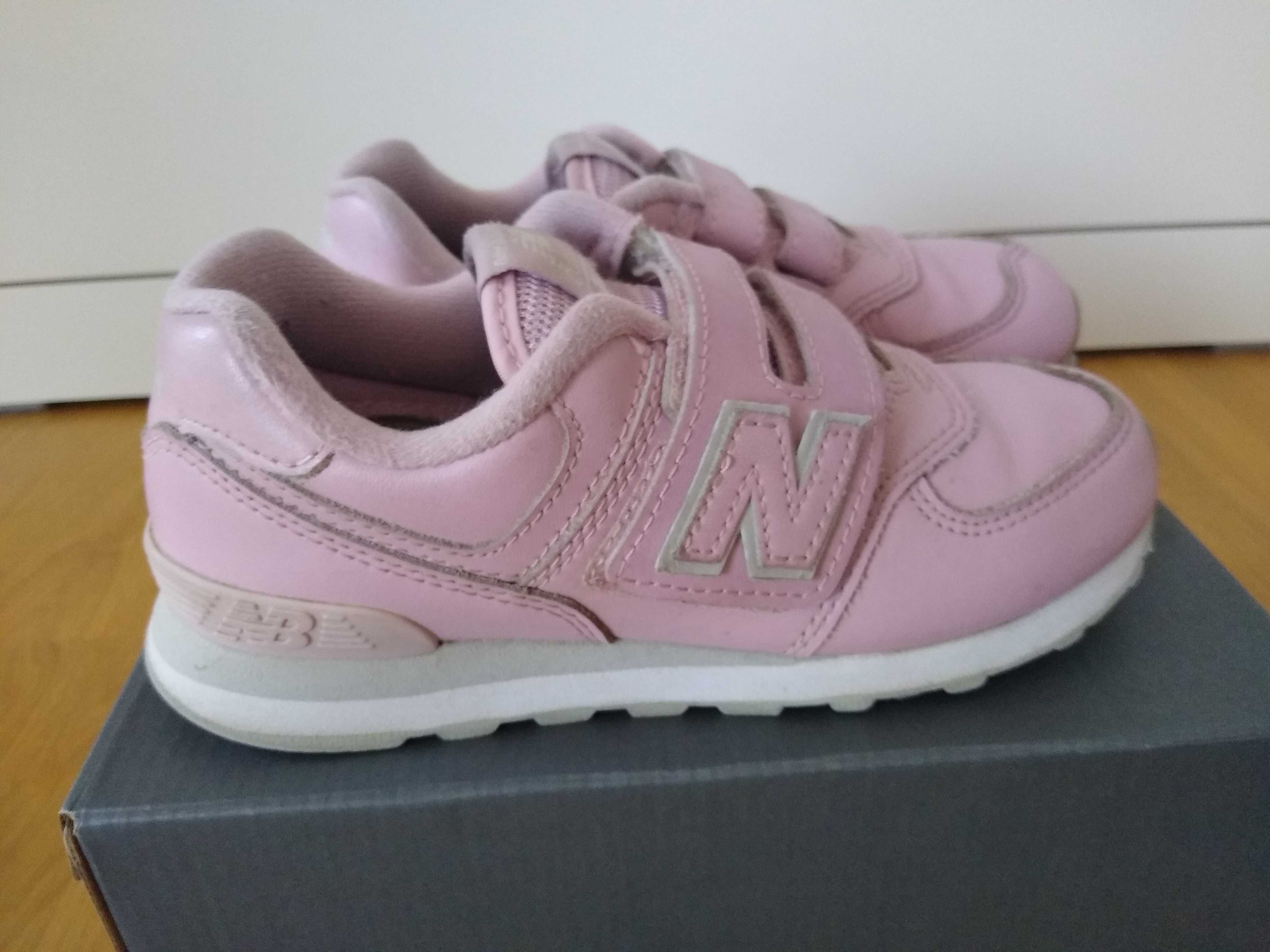 Różowe buty New Balance dla dziewczynki 32