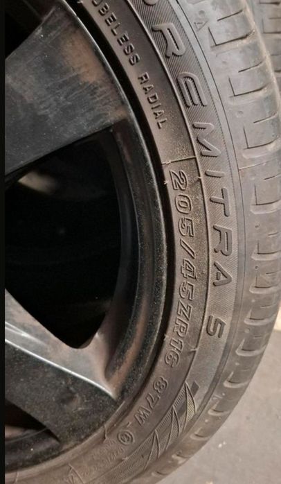 Felgi aluminiowe 16" z oponami VW GOLF, PASSAT, itp