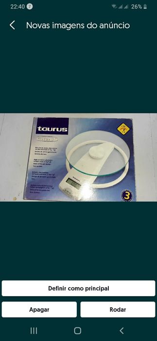 Balança ergonômica de cozinha