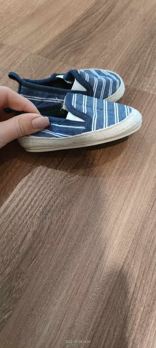 Espadryle H&M granatowe