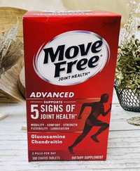 США Глюкозамін, хондроїтин, гіалуронка для суглобів SCHIFF Move Free