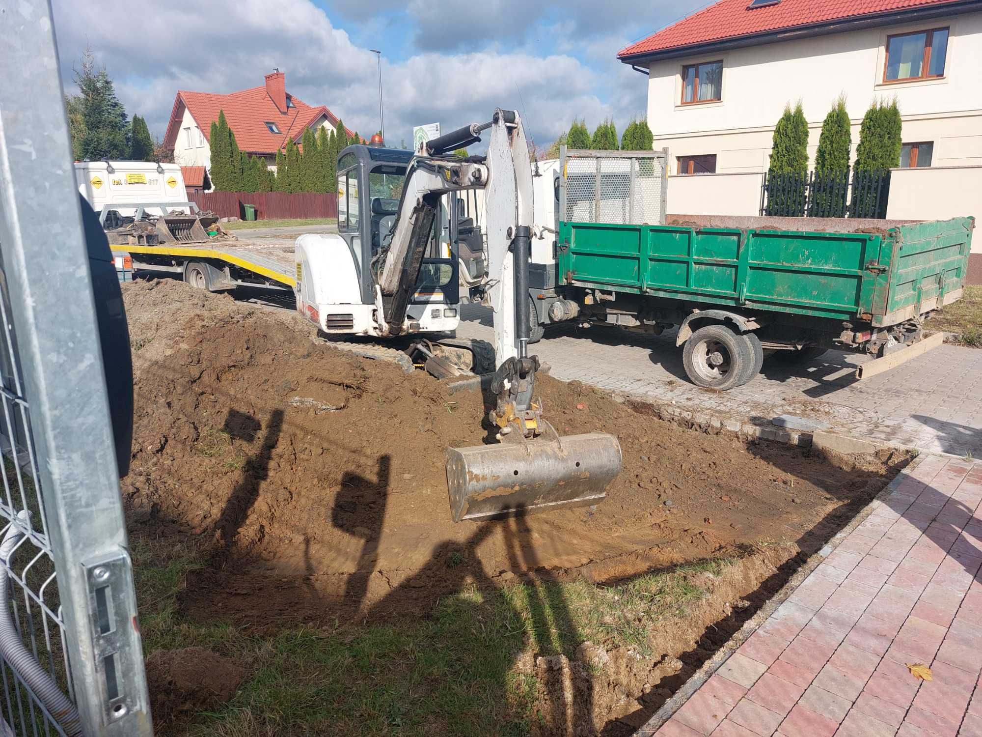 Materiał na podniesienie działki, Ziemia z wykopu,