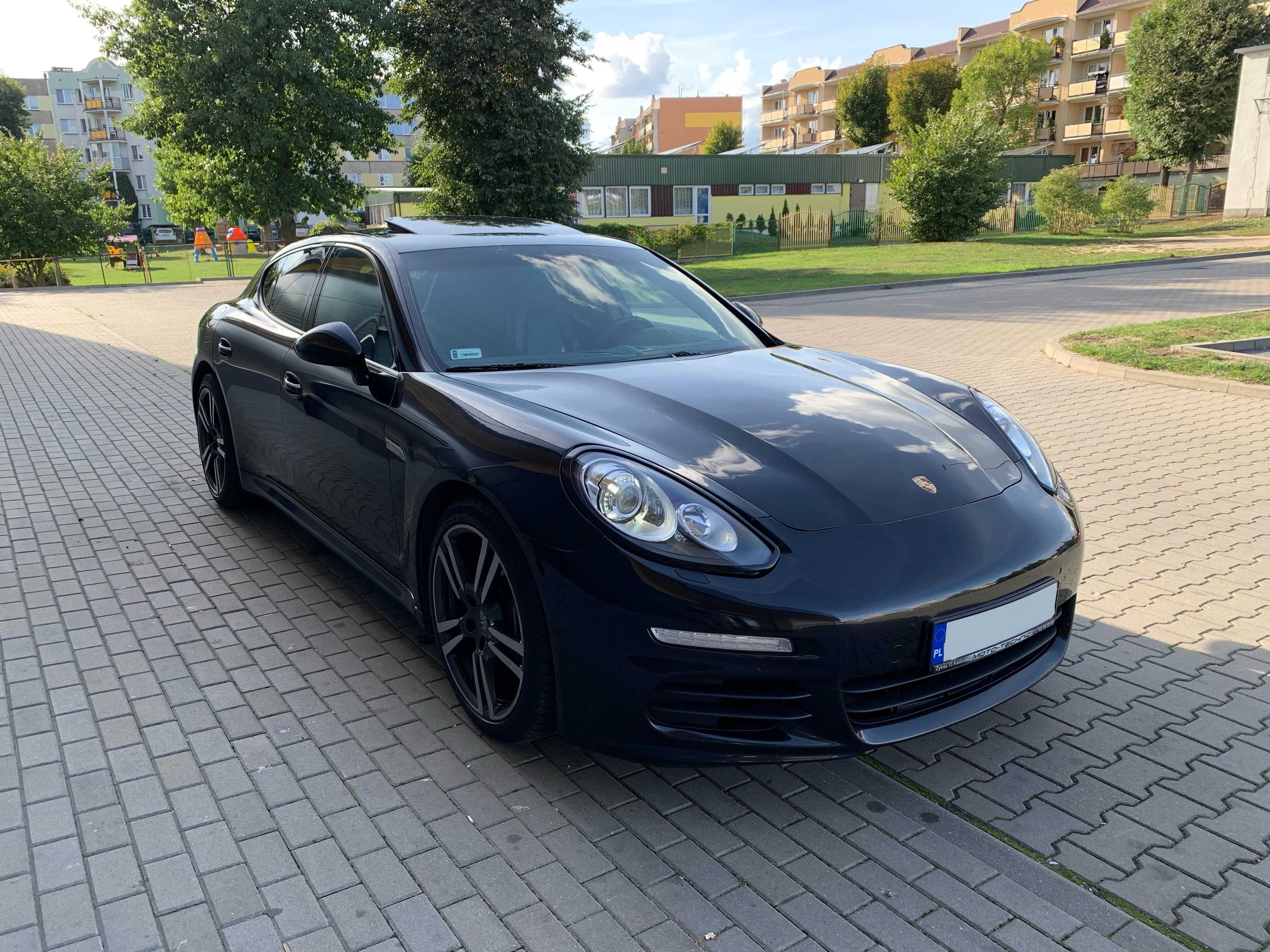 Auto do ślubu po liftowe Porsche Panamera Sport Chrono Grajewo Ełk