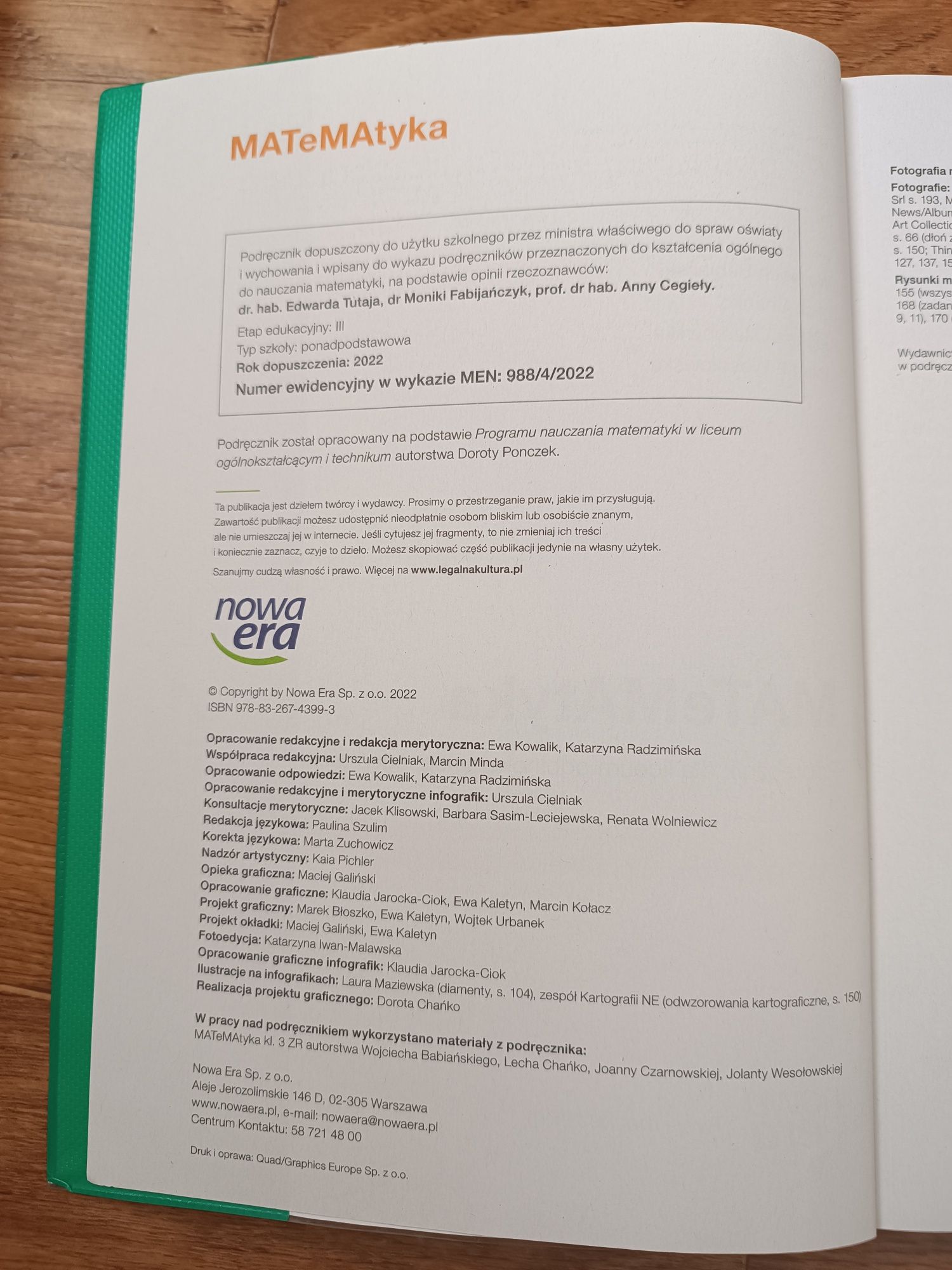 MATeMAtyka 4. Podręcznik do matematyki