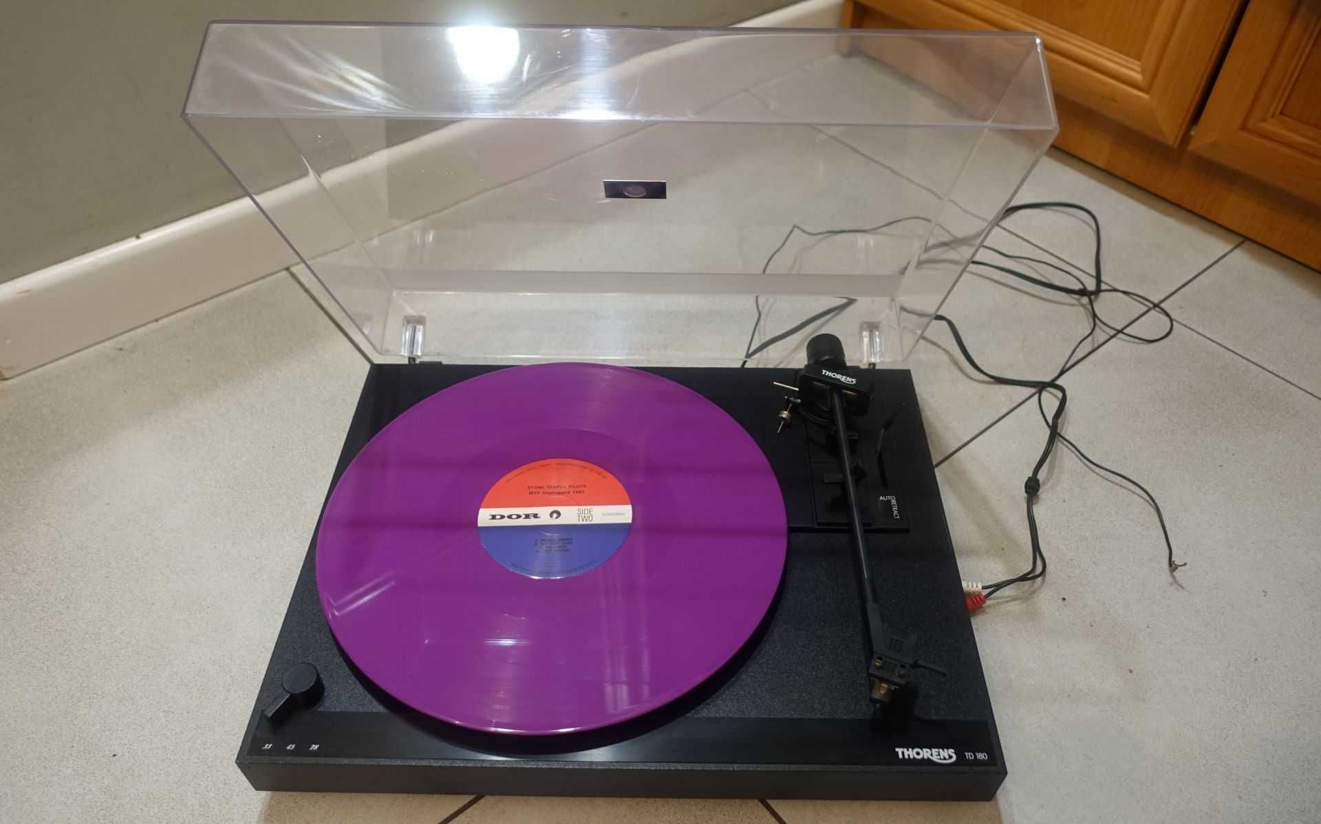 Gramofon Thorens TD 180 igła i wkładka  Stanton gratis płyta