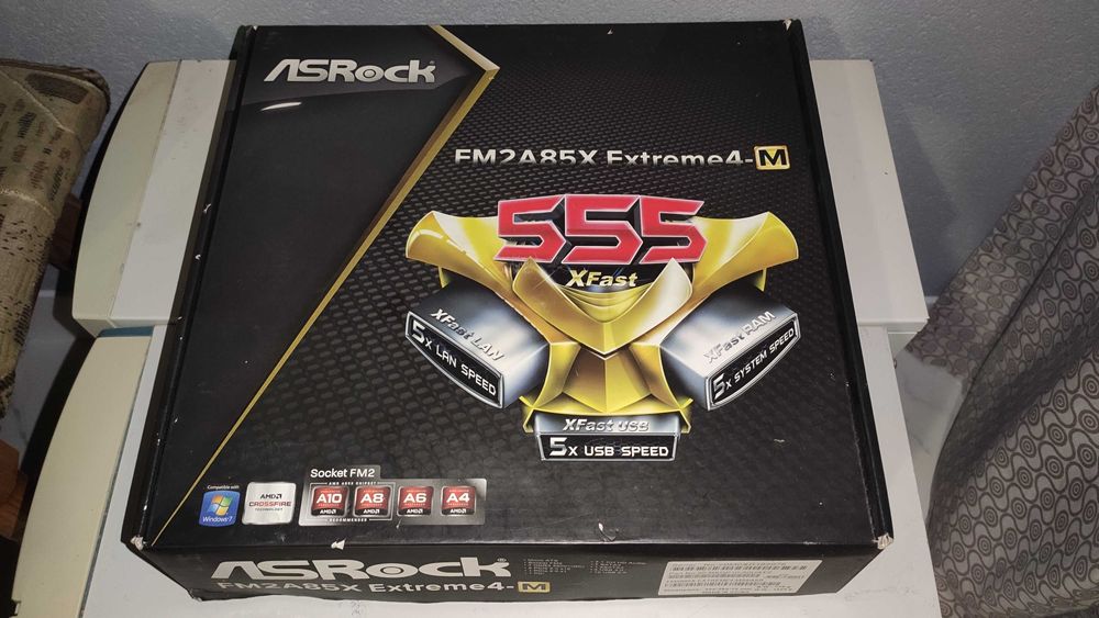 Комплект процесор AMD A8 5600k + материнка ASRock FM2A85X + ОЗП 8Гб