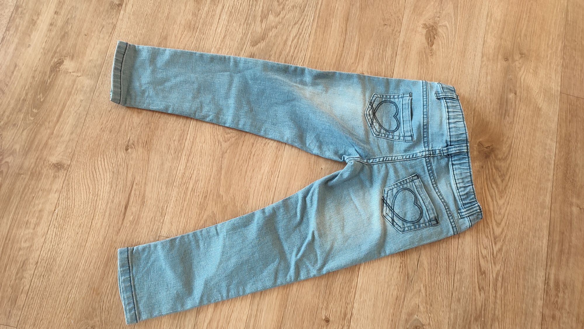 Spodnie jeans dla dziewczynki r 116