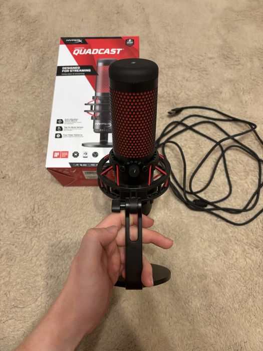 HyperX Quadcast czarny