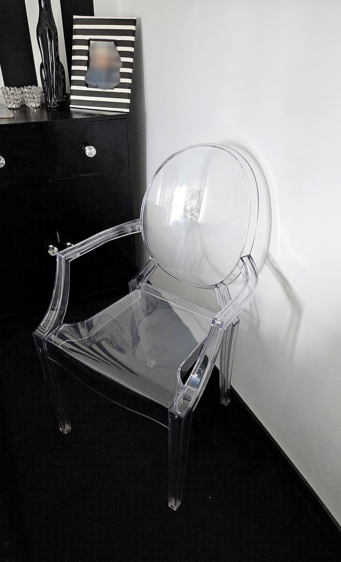 Krzesło Royal LOUIS transparentne