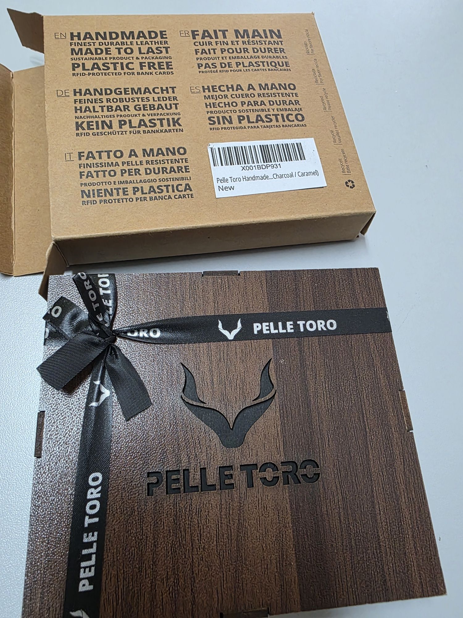 Carteira Pelle Toro - Pele de Touro Preta