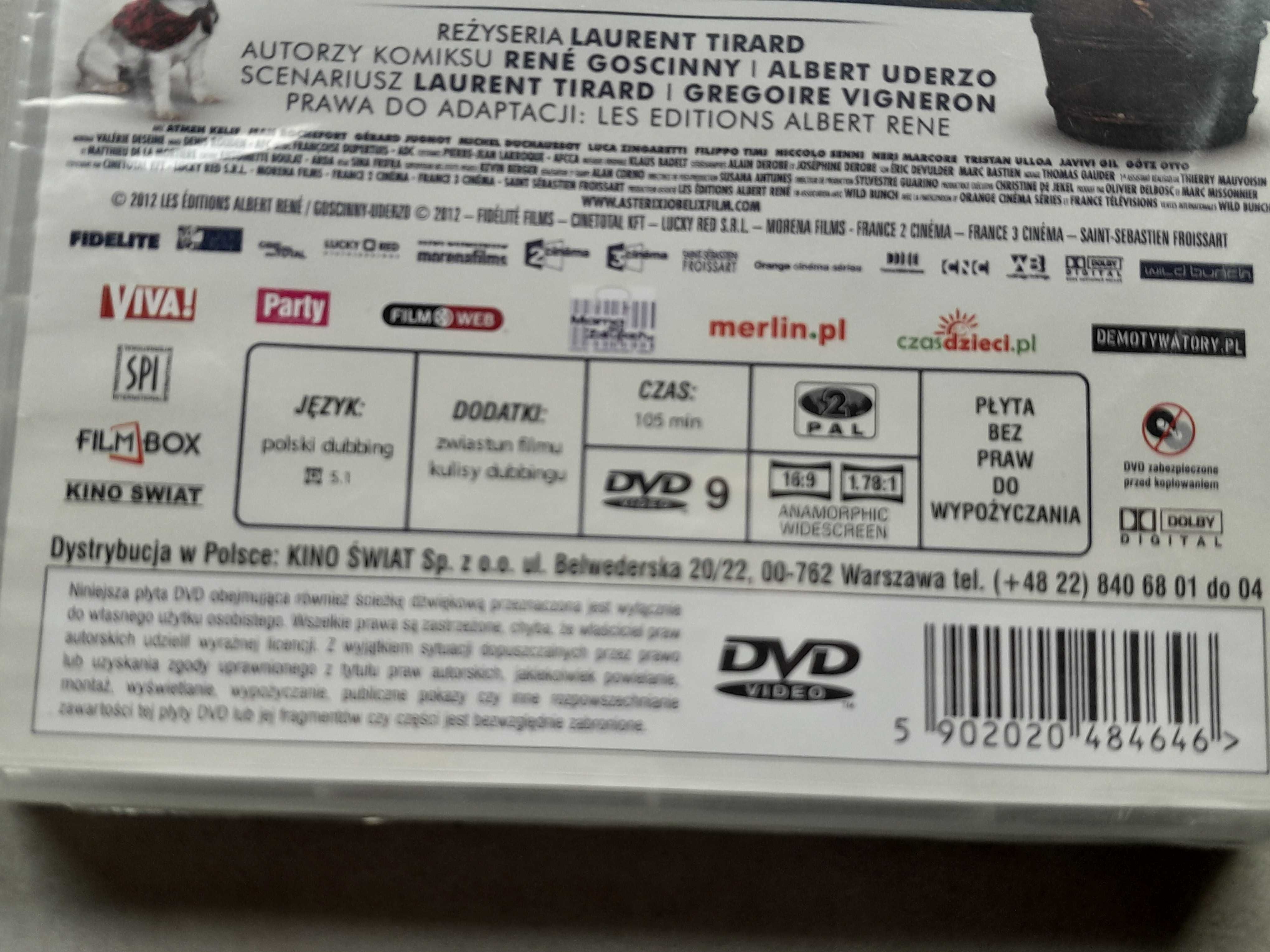 Asterix i Obelix W służbie Jej Królewskiej Mości DVD nowa w folii