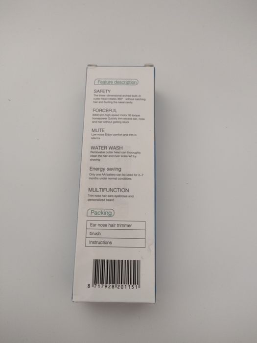 Aparador de pelos do nariz