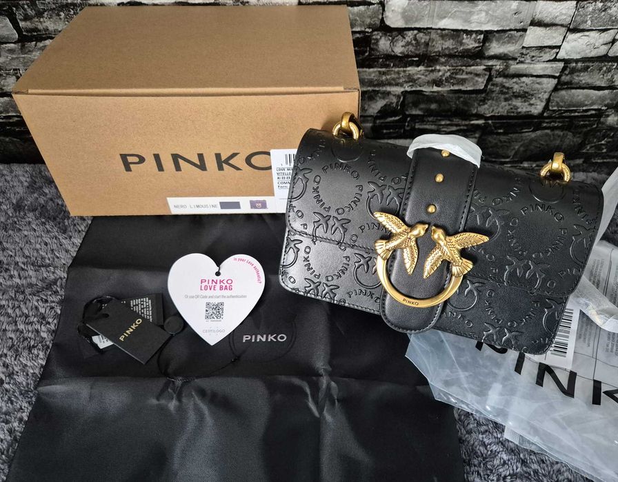 torebka pinko love new monogram mini