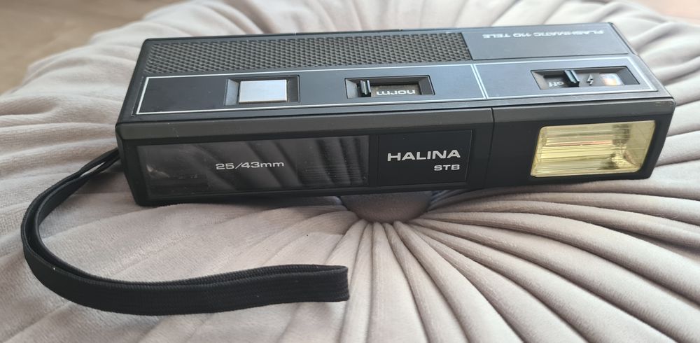 Aparat fotograficzny, Halina stb 25/43 mm, flashmatic 110 tele kolekcj