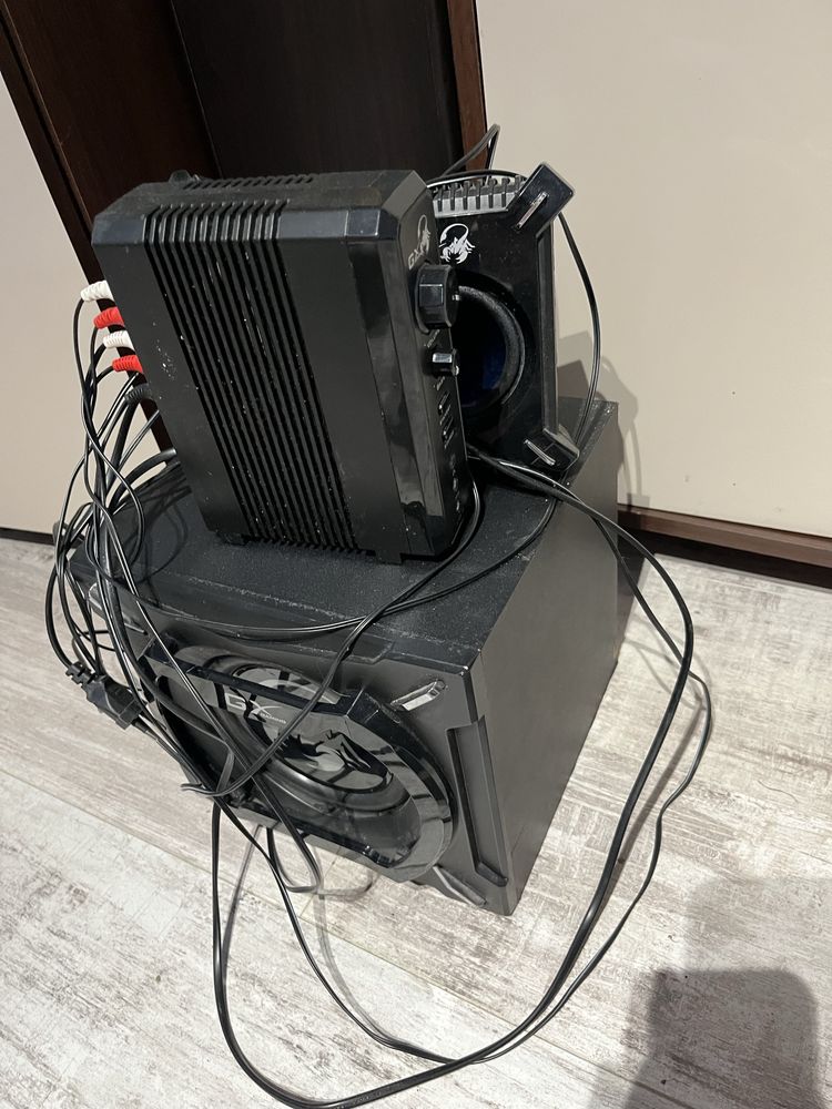Zestaw głośników GX Gaming (subwoofer + satelity + wzmacniacz)