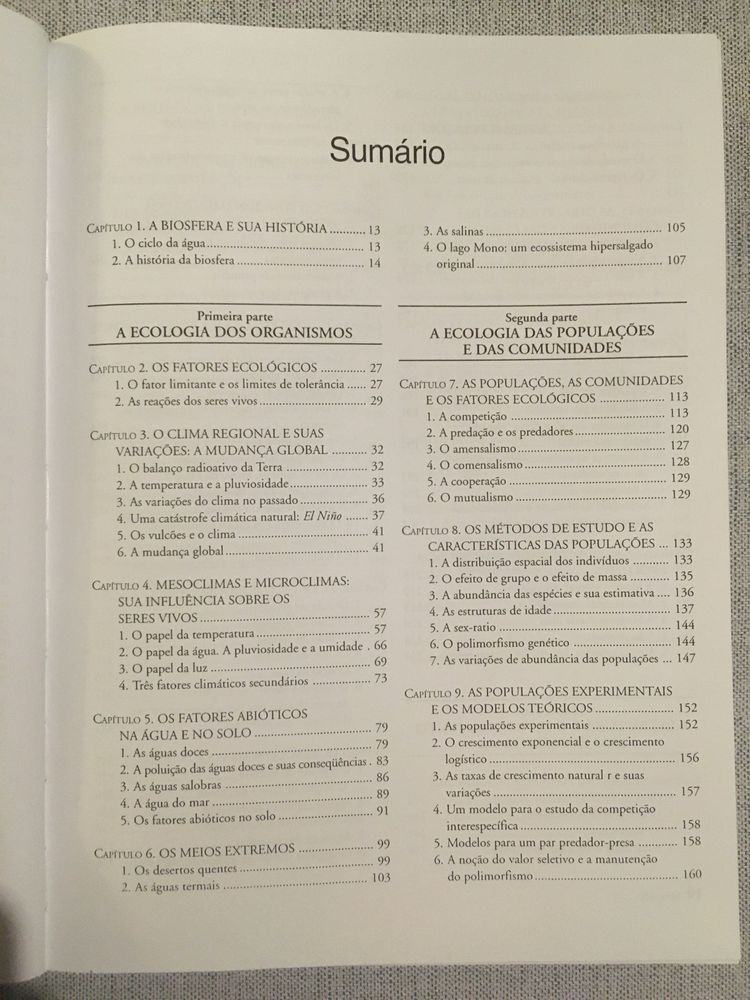 Livro Principios de Ecologia 7ª edição