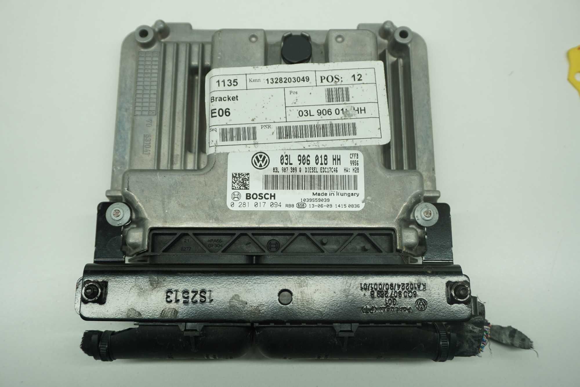 Vw Sharan II 7n Alhambra 7n 2.0 tdi Cff zestaw startowy Ecu komputer *