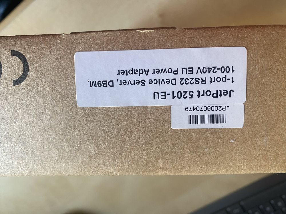 Korenix JETPORT 5201 adapter RS232 na LAN