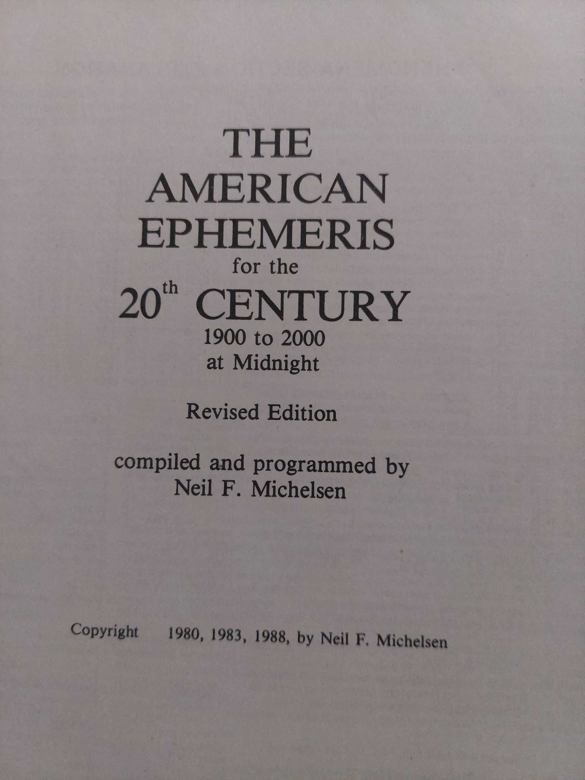 Книга эфемирид 1900-2000